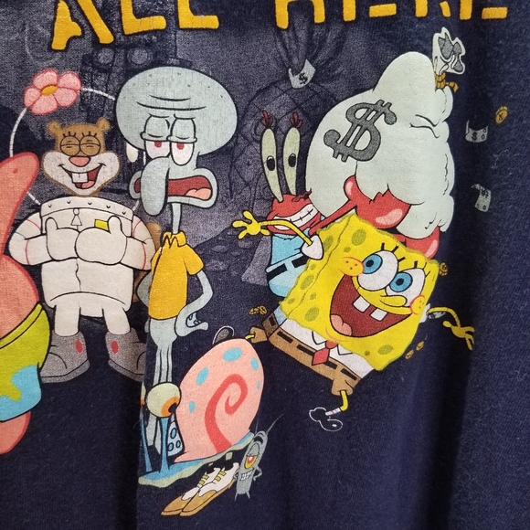 Little Boys' Blue Spongebob ""The Gang's All Here" - Picture 7 of 8